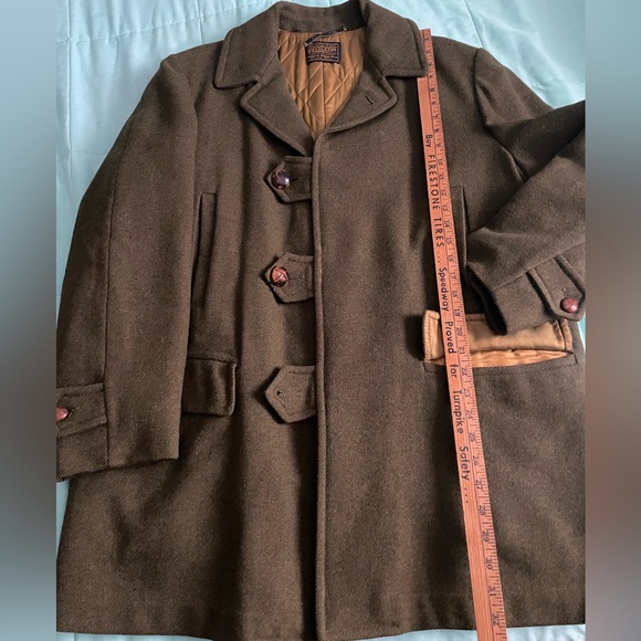 Pendleton vintage mackinaw wool coat. Great condition, some flaws. - Picture 2 of 3